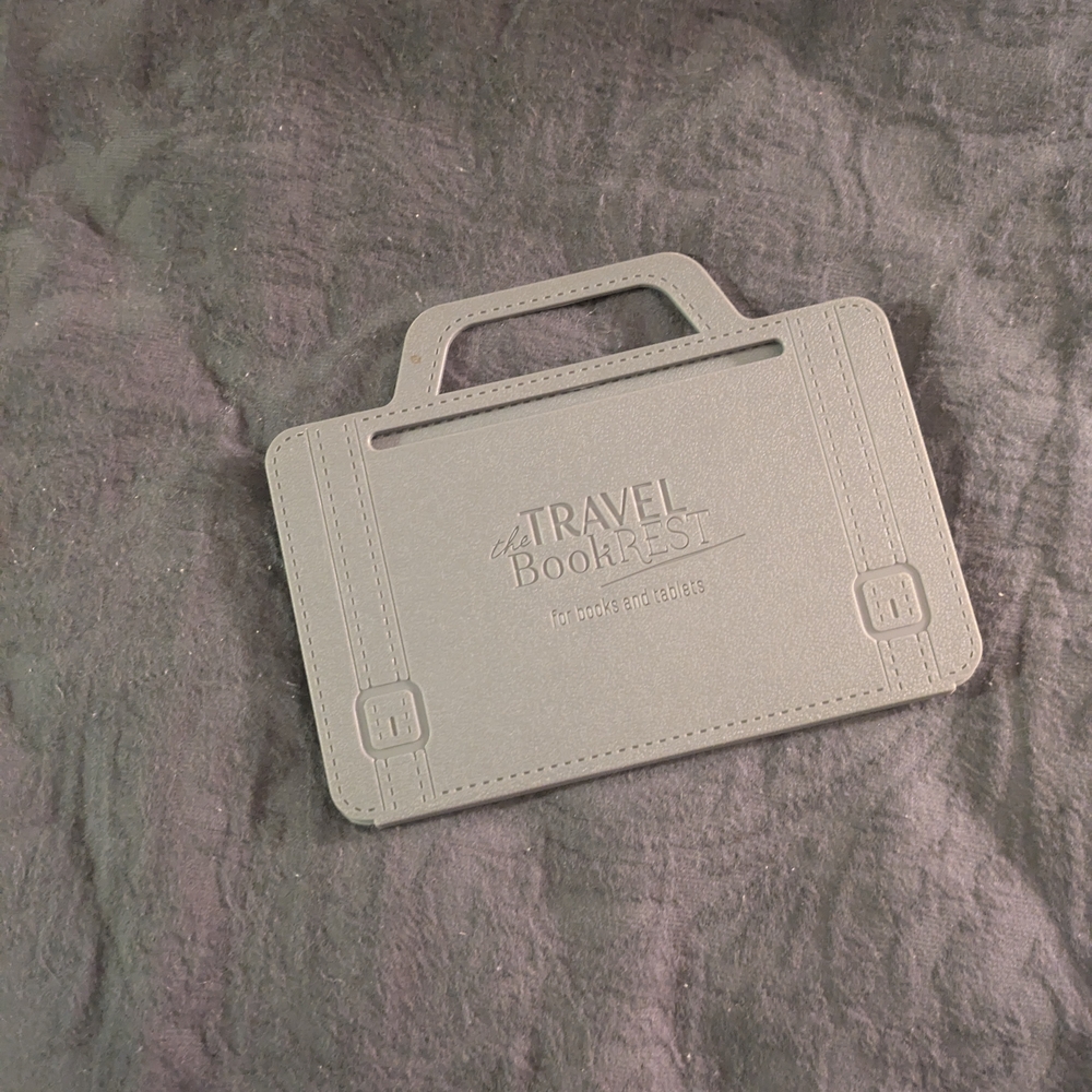 Gray Travel Bookrest